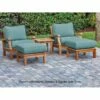Royal Teak Collection 5-Piece Miami Conversation Set -outdoor kitchen shop royalteak 5pcMiamiConversation Set 01