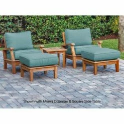 Royal Teak Collection 5-Piece Miami Conversation Set