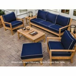 Royal Teak Collection 7-Piece Coastal Conversation Set