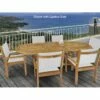Royal Teak Collection 7-Piece Captiva Dining Set -outdoor kitchen shop royalteak 7pccaptiva dining set 01