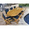 Royal Teak Collection 9-Piece Sailmate Dining Set