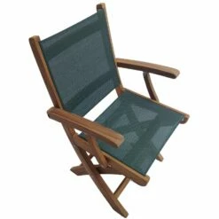 Royal Teak Collection Moss Sailmate Folding Arm Chair – SMCM