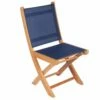 Royal Teak Collection Navy Sailmate Folding Side Chair – SMSN 1 Royal Teak Collection Navy Sailmate Folding Side Chair – SMSN -outdoor kitchen shop royalteak sailmate navy 1